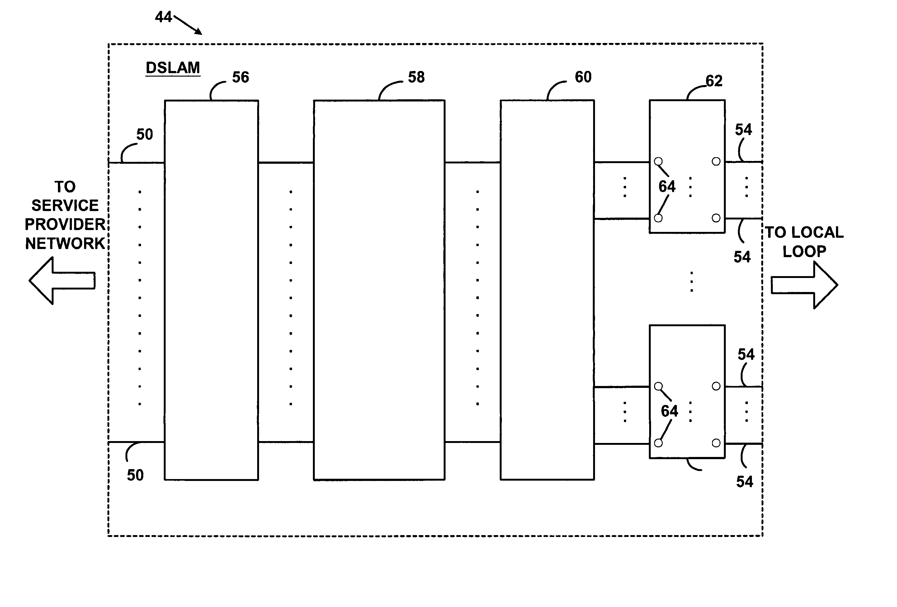 Systems and methods for automatically configuring cross-connections in a digital subscriber line access multiplexer (DSLAM)