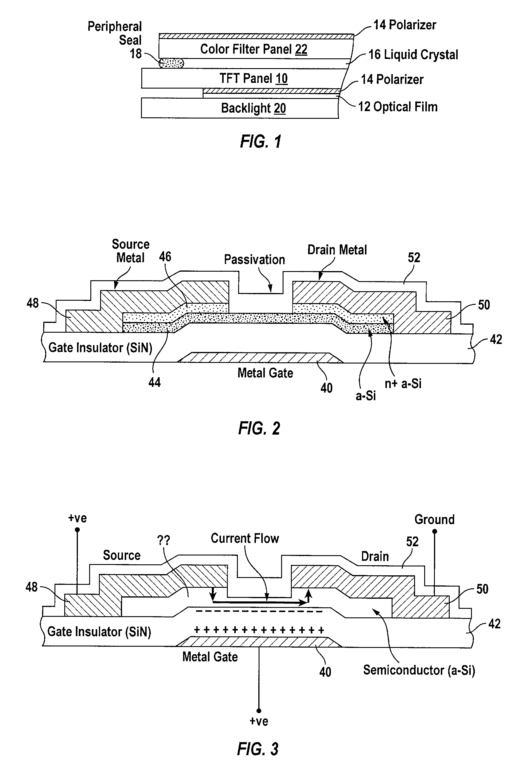 Array testing method using electric bias stress for TFT array