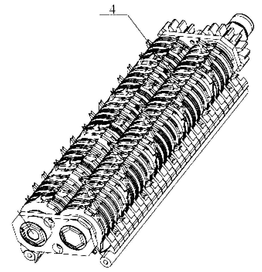 Paper shredding mechanism