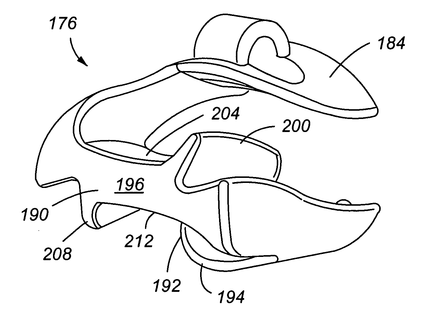 Device for creating a seal between fabrics or other materials