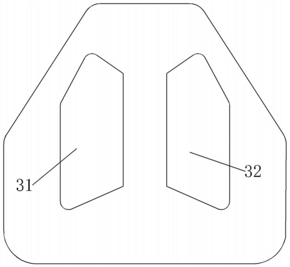 A self-priming nasal powder material feeding device