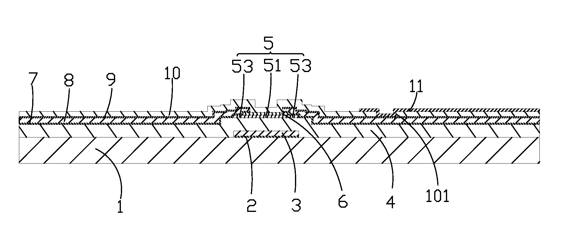 Manufacture method of TFT substrate and sturcture thereof