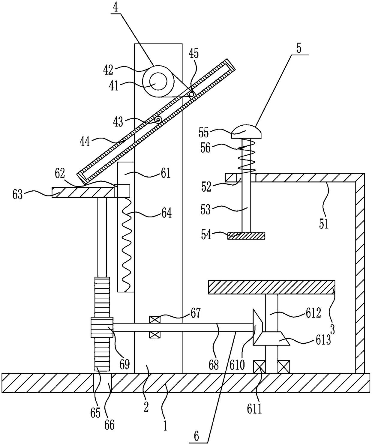 Press-fit auxiliary device used after gluing and used for electronic product production