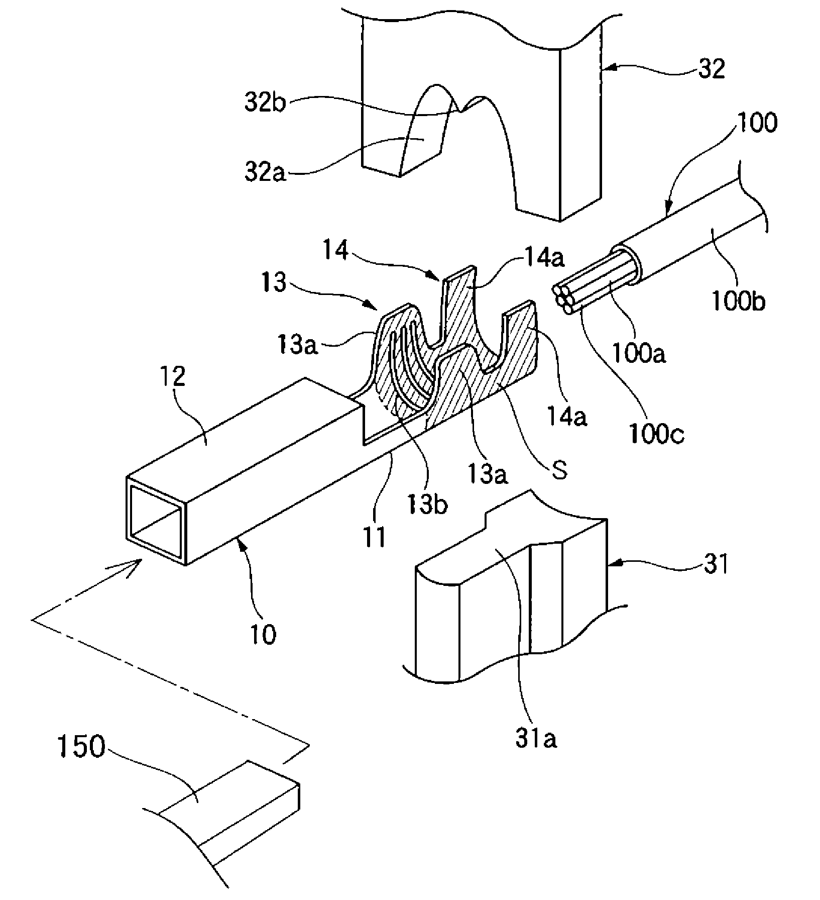 Method for crimping terminal to aluminum electric wire