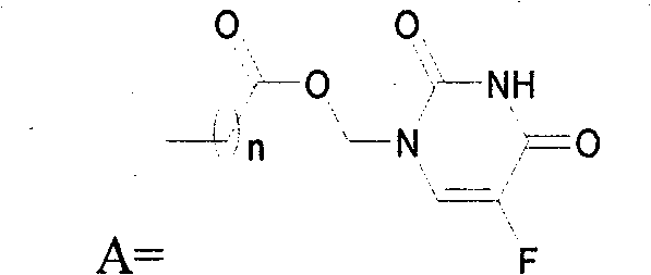 5-fluorouracil-sn2-phosphatidyl choline copolymer as well as preparation method and application thereof