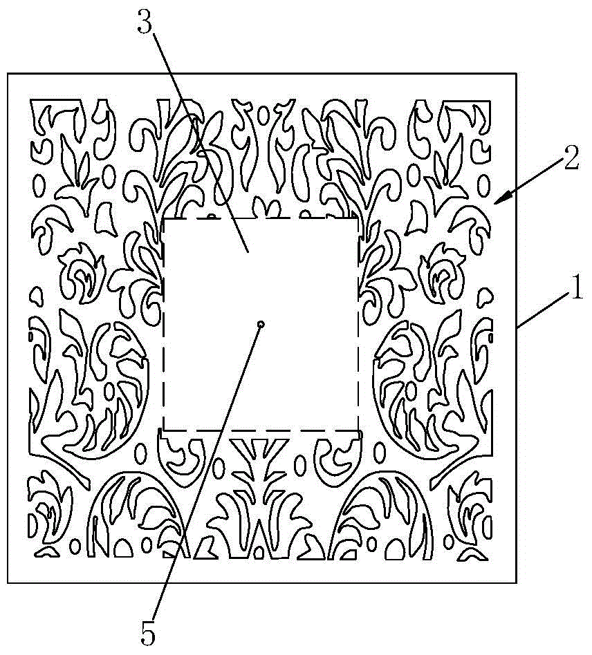 Positioning method of auxiliary patterns of inwrought applique decorative blanket