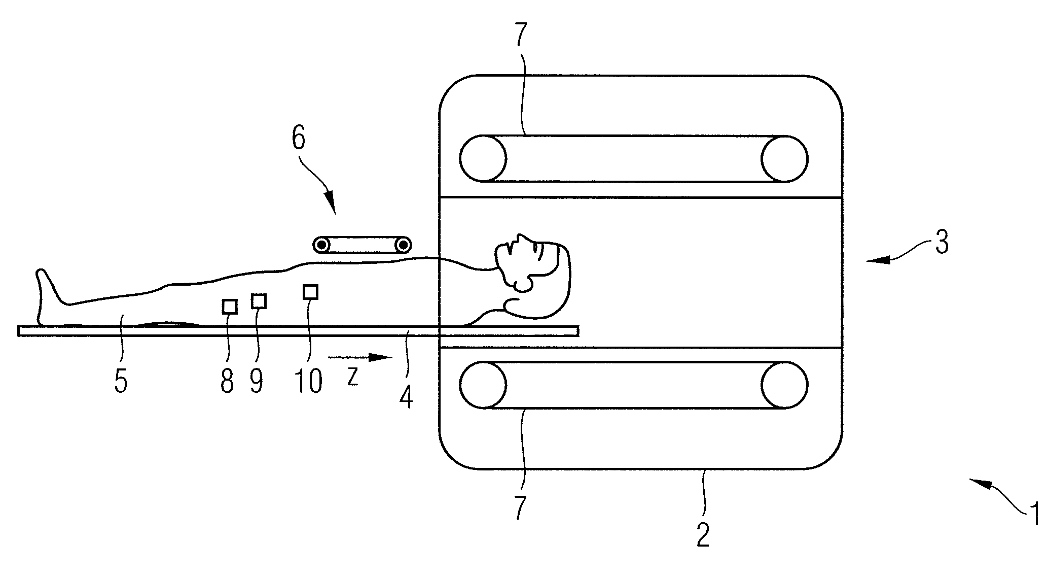 Method and device for selecting body model positions for SAR monitoring of a magnetic resonance transmit array