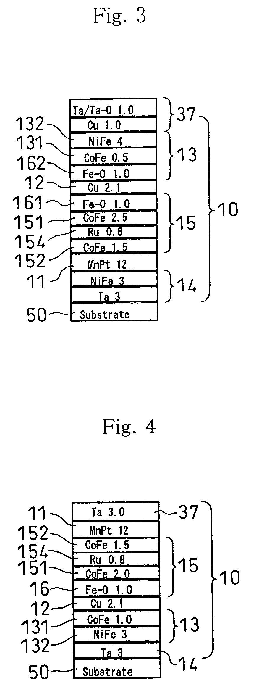 Magnetoresistive element with oxide magnetic layers and metal magnetic films deposited thereon