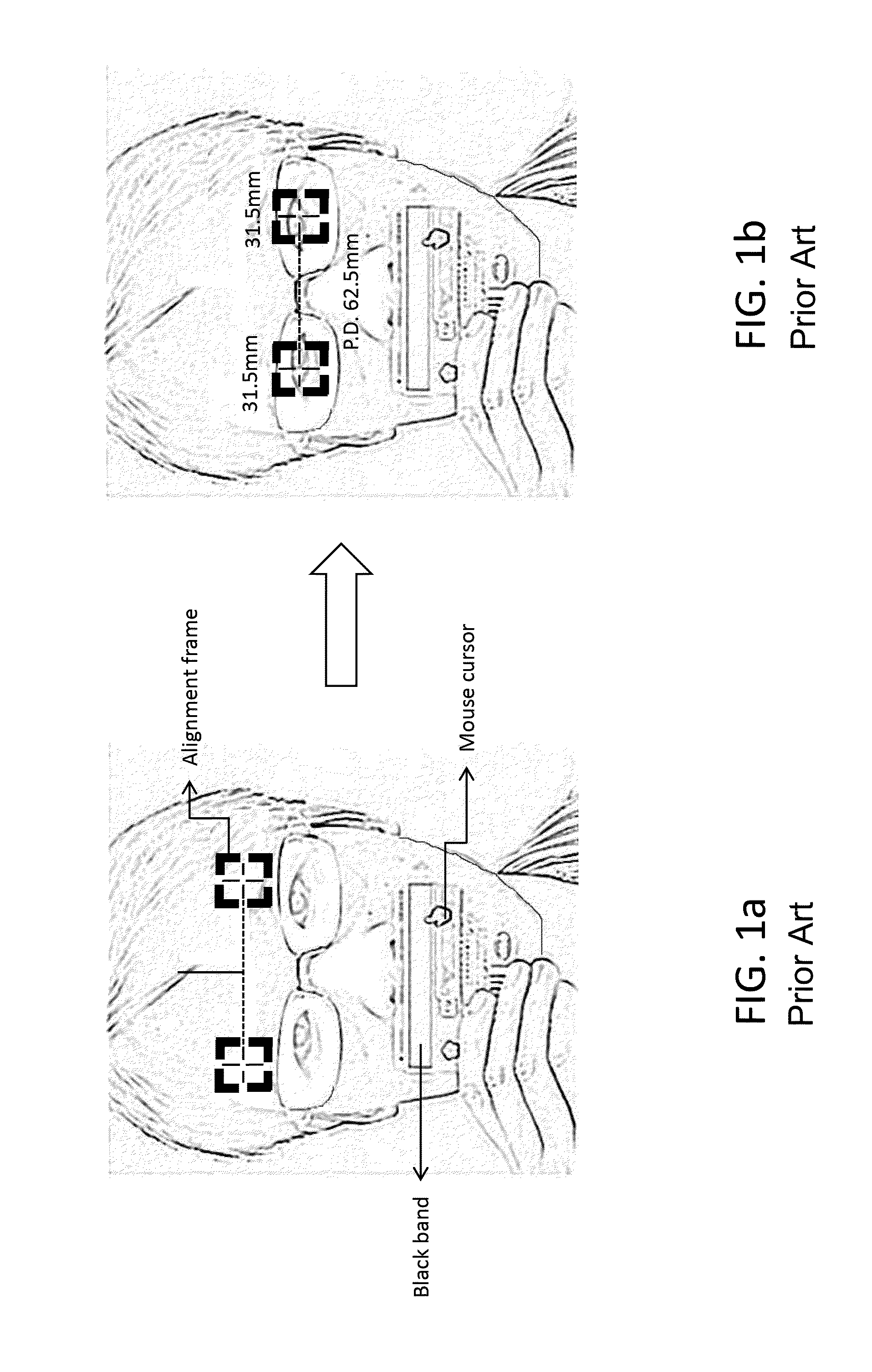 Automatic pupillary distance measurement system and measuring method