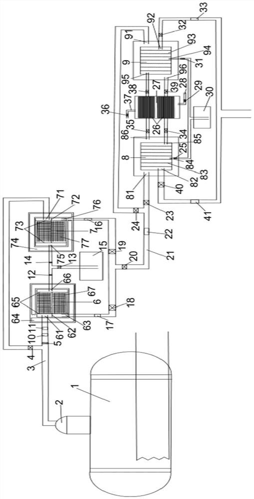 System and method for purifying product gas of urea hydrolysis