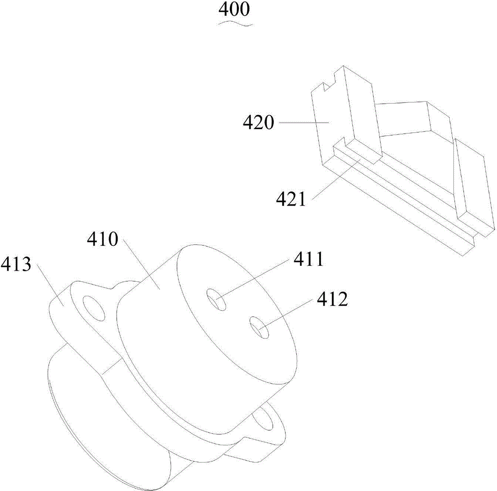 Air guide device and air conditioner indoor unit with same