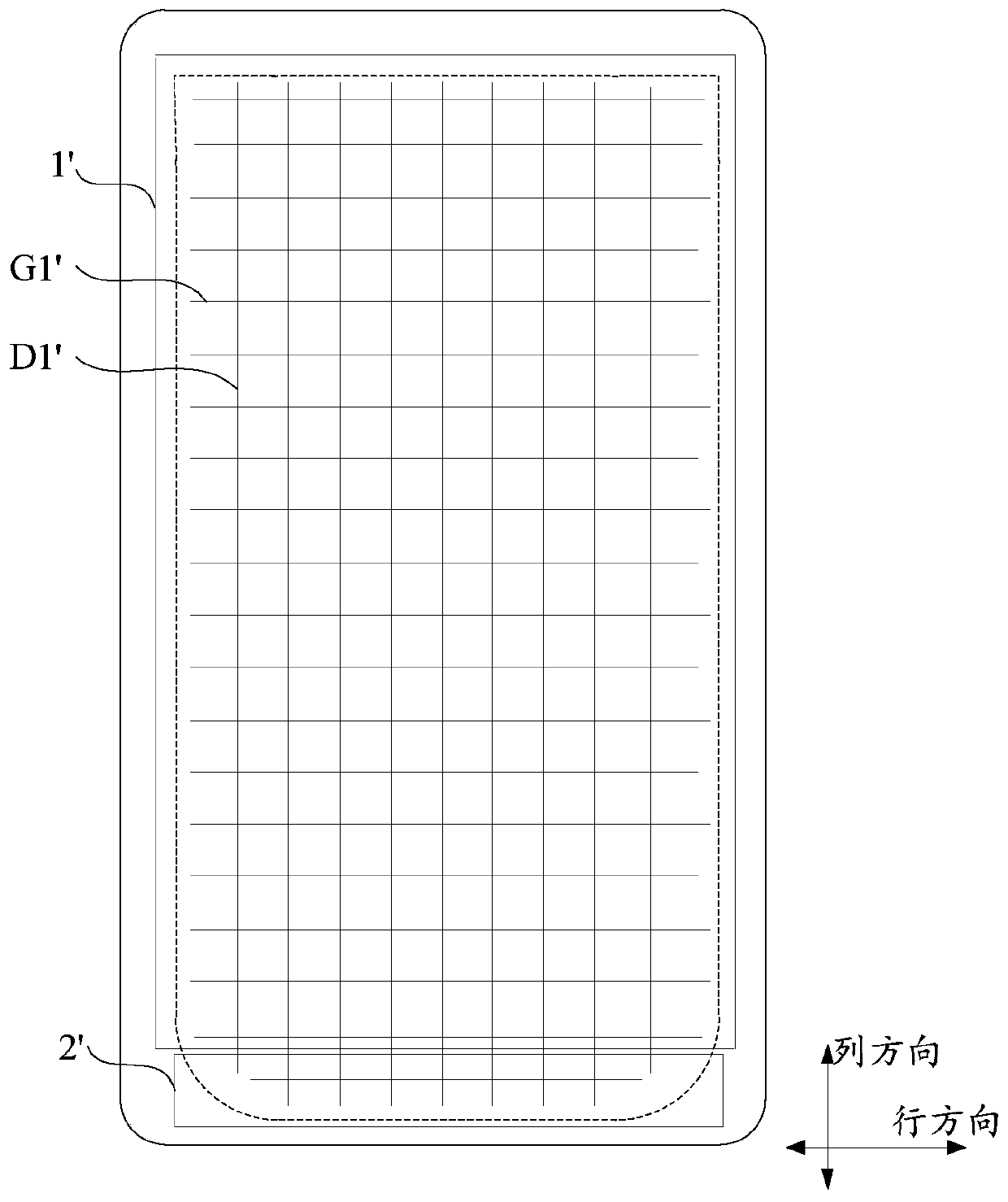 A special-shaped display panel and display device