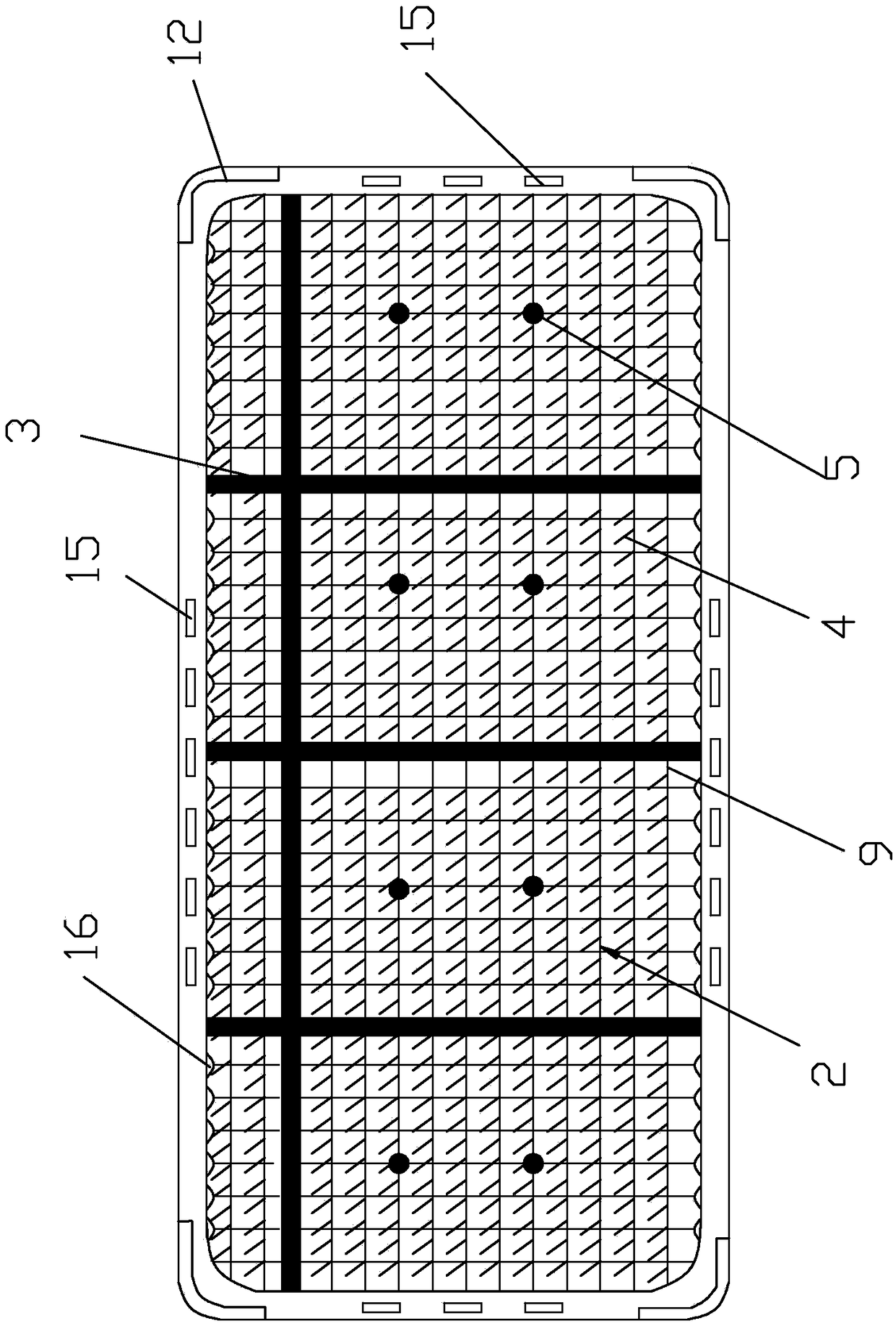 Simple and convenient checker cocooning frame tool for industrial production and cultivation method thereof
