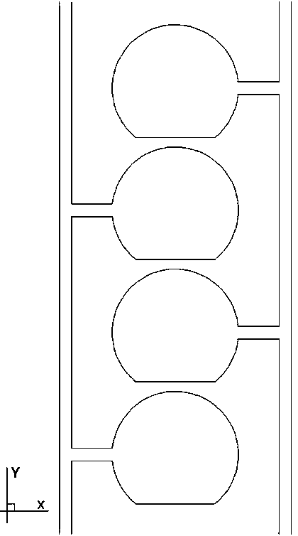 A method to limit the one-way transport of droplets in digital microfluidic chips