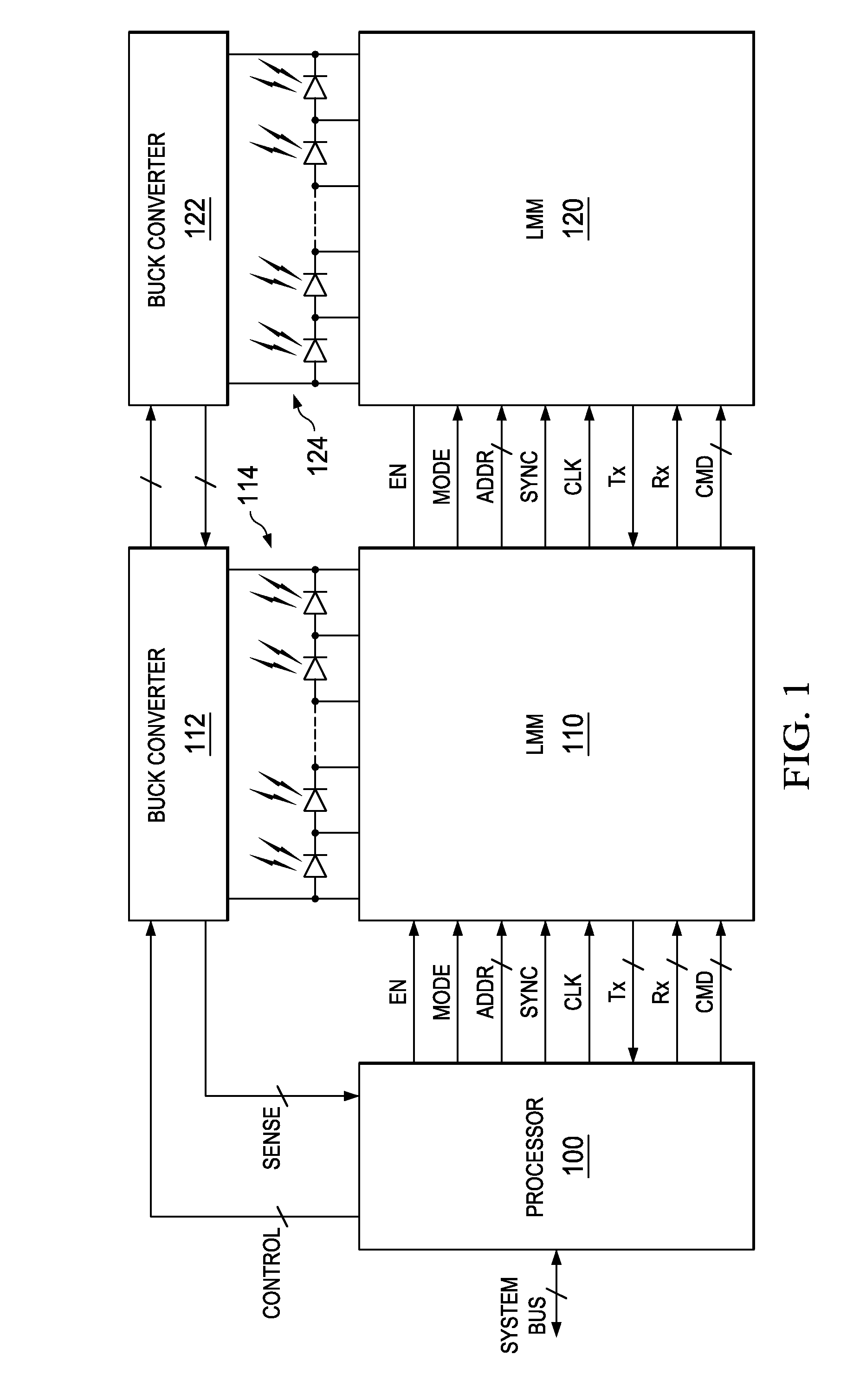 LED bypass and control circuit for fault tolerant LED systems