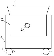 Raw material detecting device for flour processing