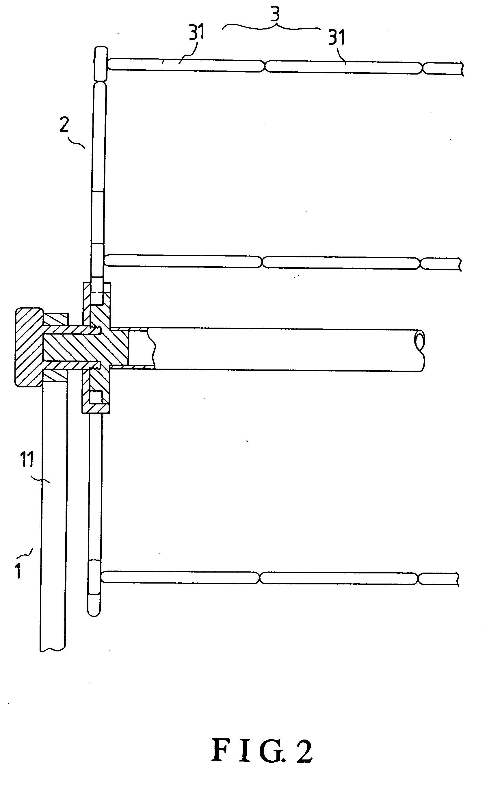 Rack for holding objects on