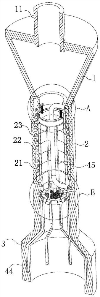 A 3d printing nozzle