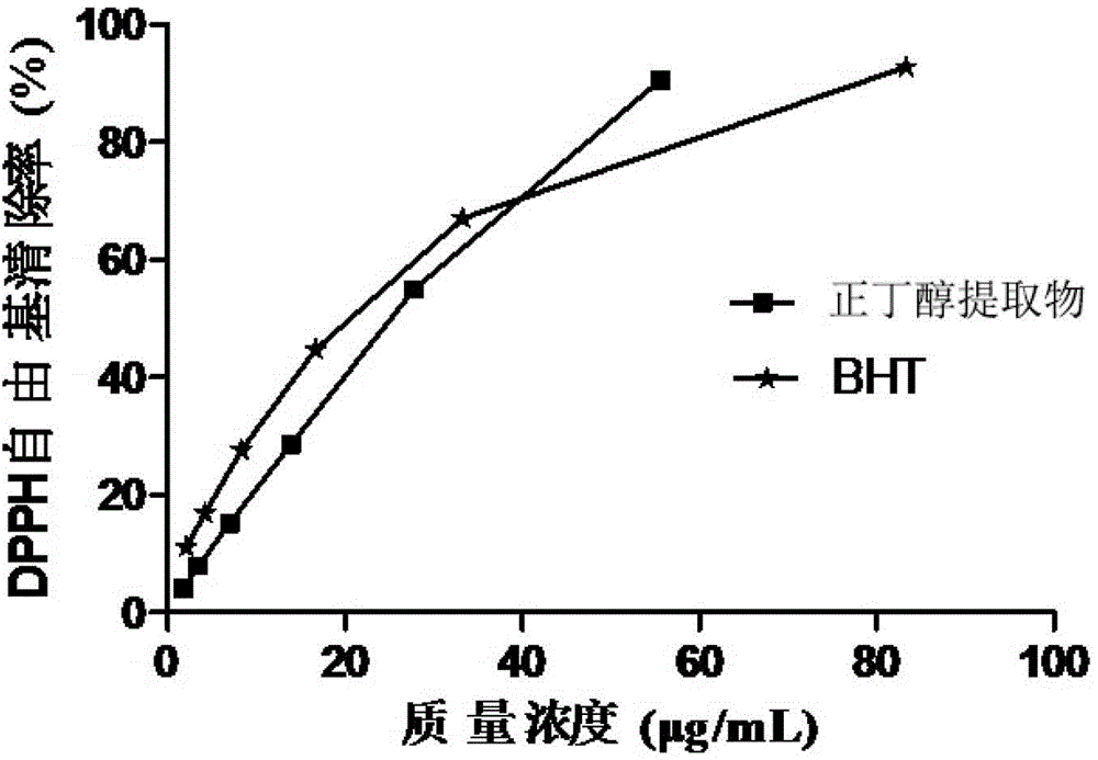 Phyllostachys japonicus extract, its extraction method and its application