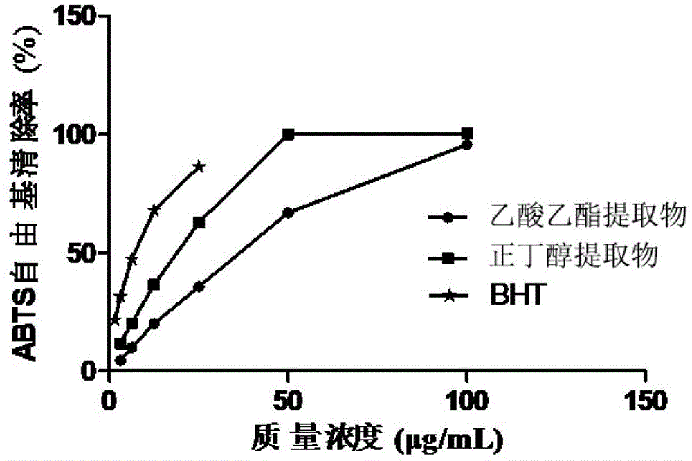 Phyllostachys japonicus extract, its extraction method and its application