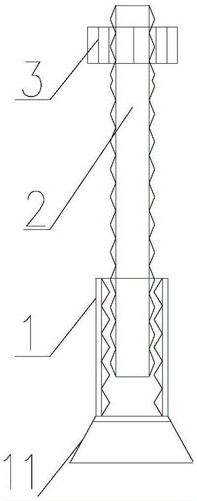 Mounting and fixing device for pre-cast shear wall and use method of mounting and fixing device
