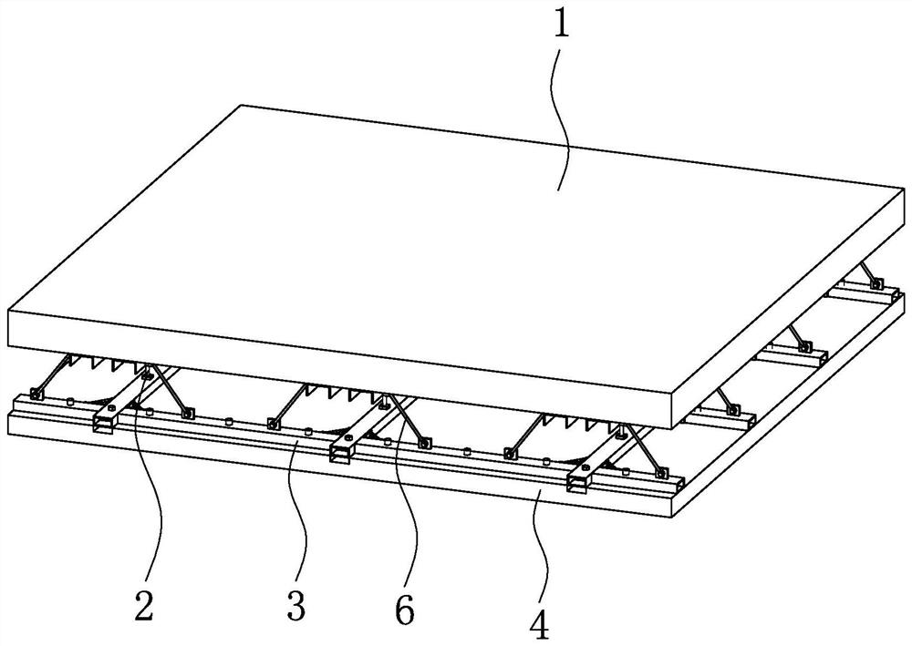 Fabricated feather type suspended ceiling system and construction method thereof