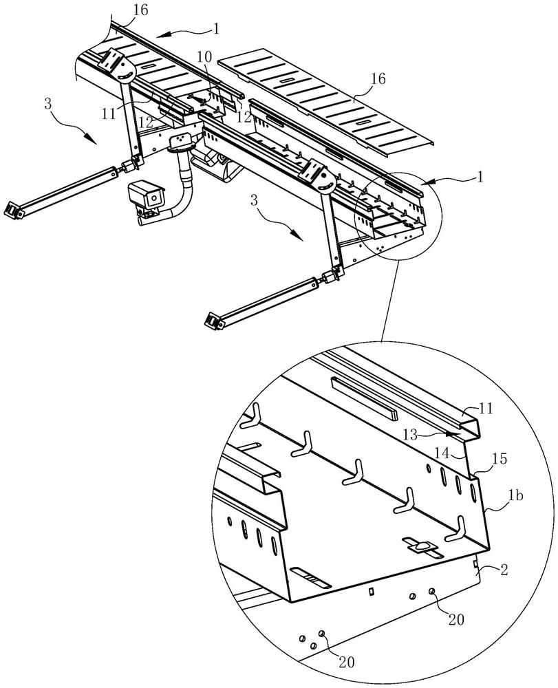 Integrated carrying platform for inspection machine