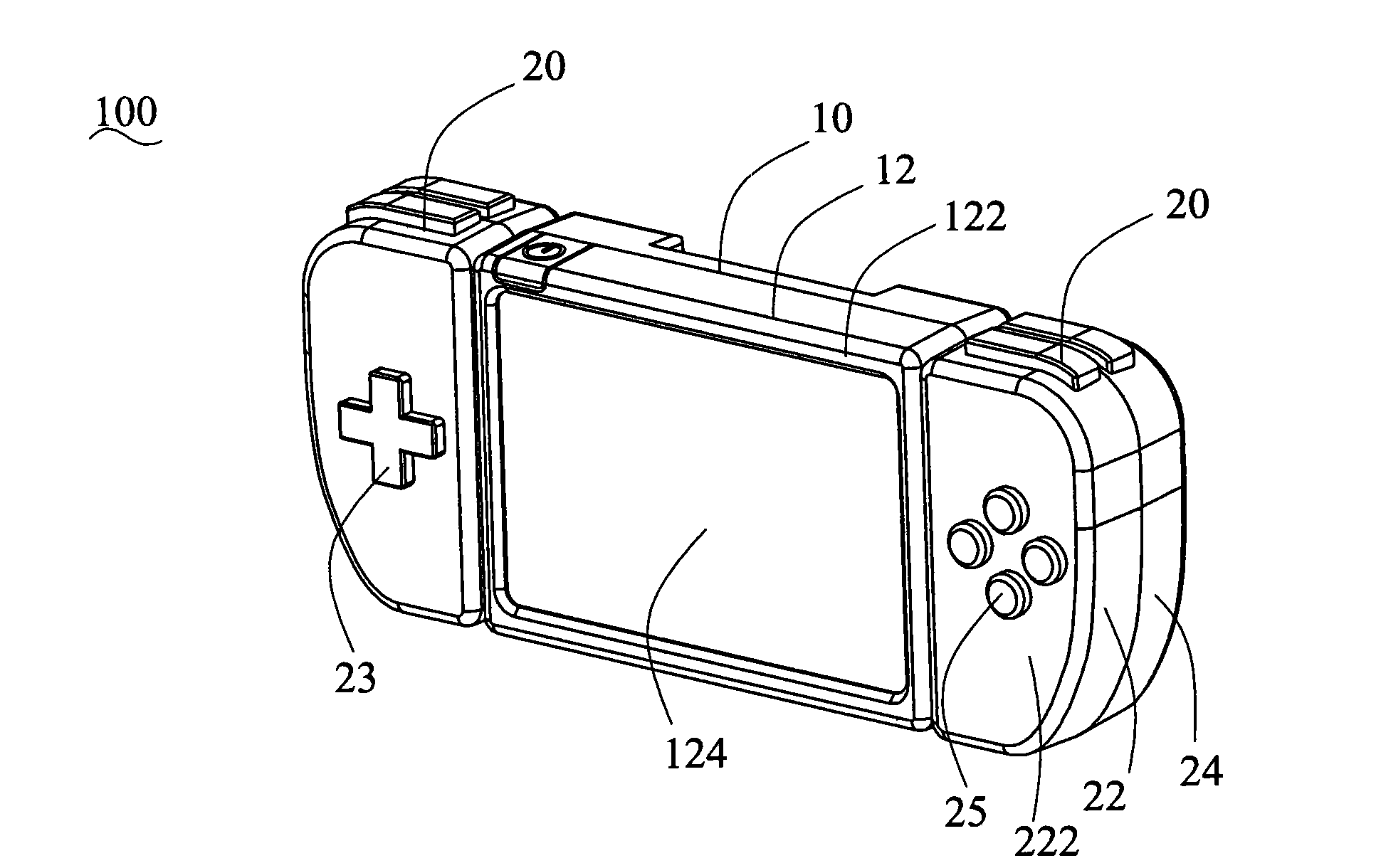 Projection type handheld game player and operation method thereof