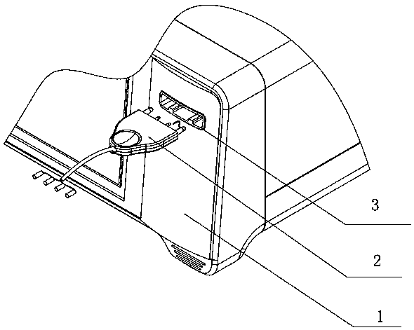 Plasma surgical equipment connector capable of meeting safe creepage distance