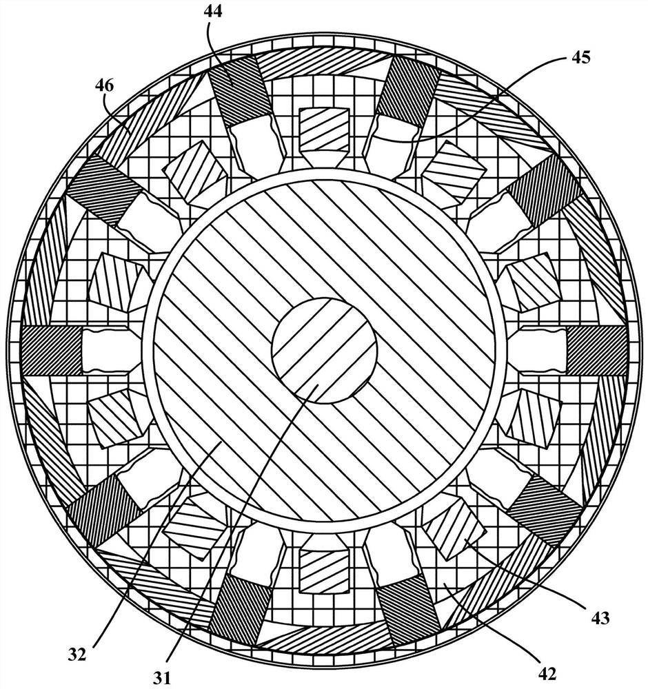 Simple speed-regulating external rotor motor and its constant wind device