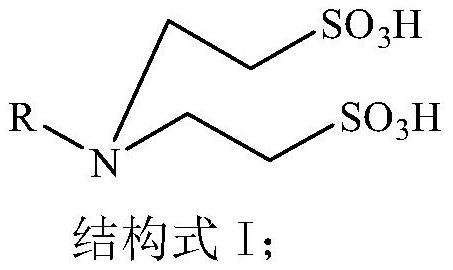 Production method of N, N-bis (2-sulfonic acid ethyl)-1-alkylamine