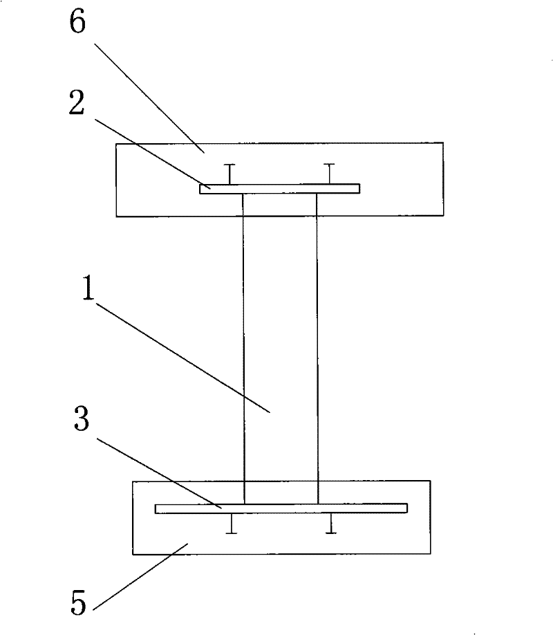 Corrugated steel ventral shield preflex composite beam and construction method thereof