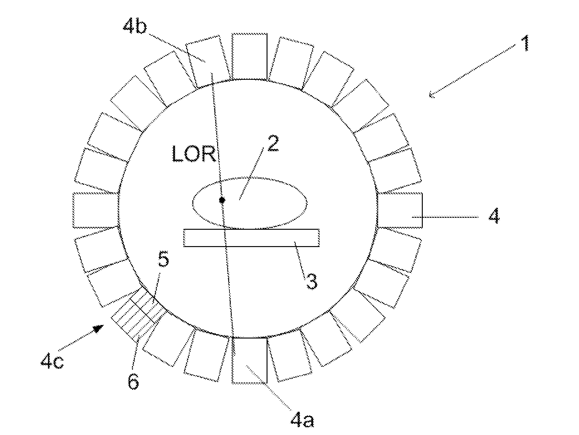 Device for detecting highly energetic photons