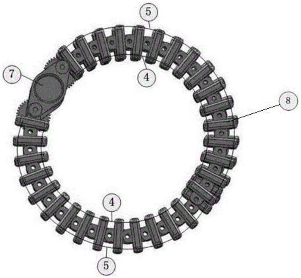 Finger lock type artificial anal sphincter prosthesis