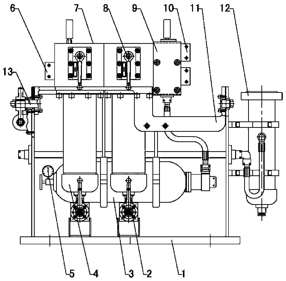 Integrated pump station liquid supply system