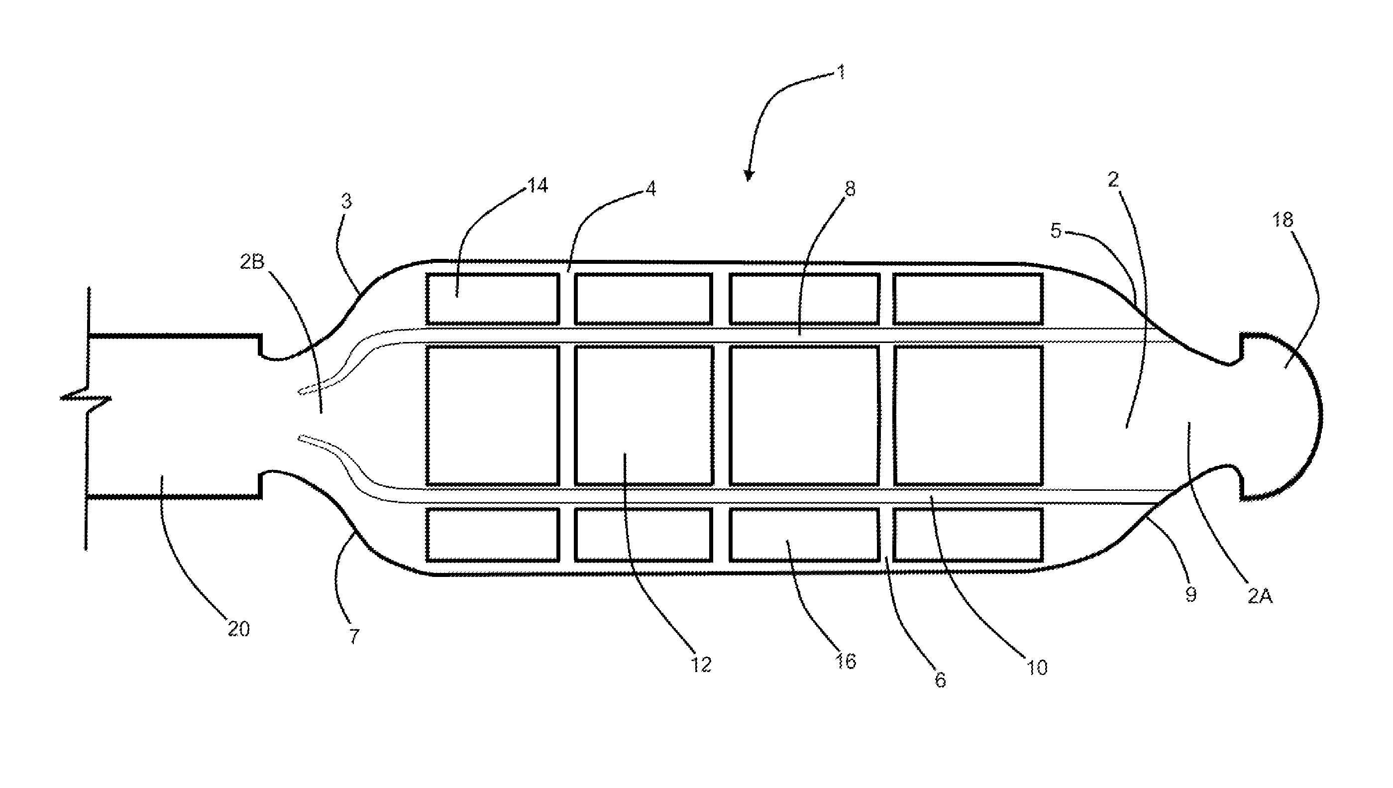 Assembly For Pain Suppressing Electrical Stimulation of a Patient's Nerve