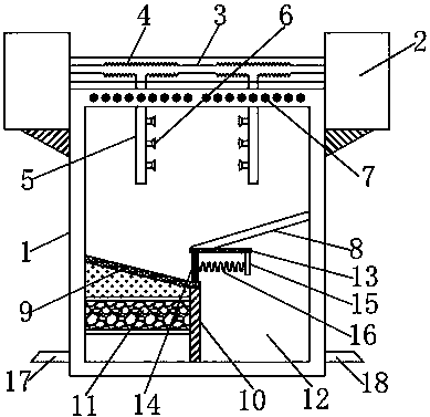 Special dust removing apparatus for ceramic production