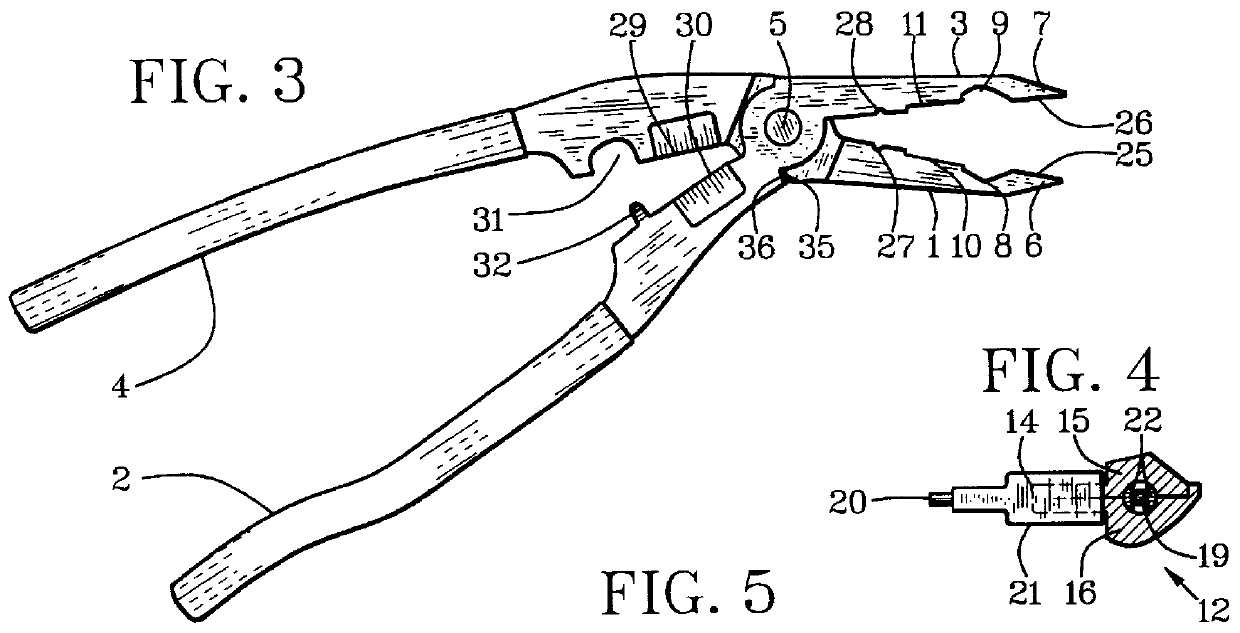 Electrical T fastener pliers and method