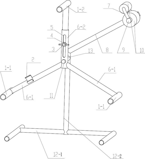 Wire winding device for tidying experimental test conducting wire