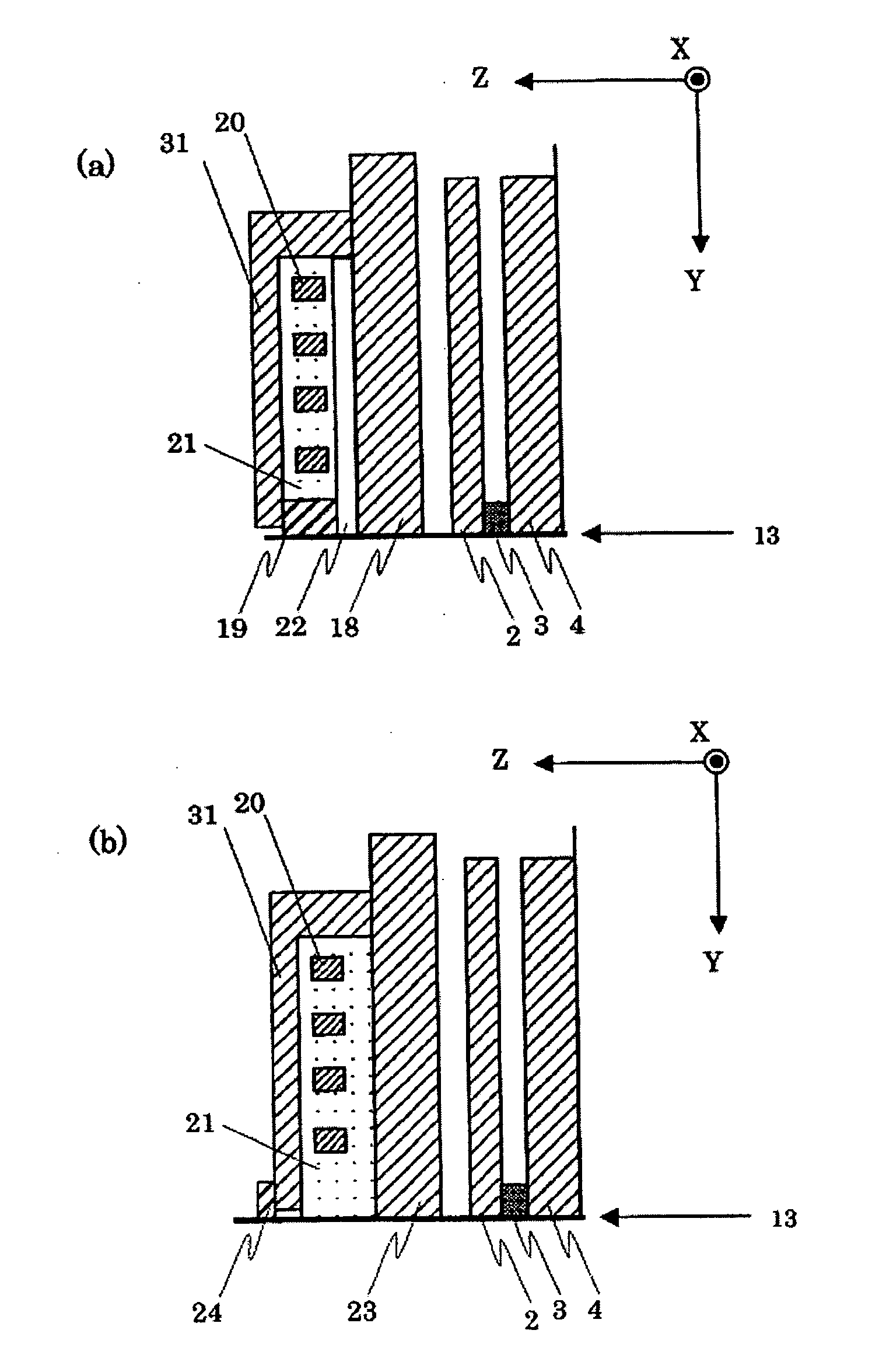 Magneto-resistive sensor with stopper layer and fabrication process