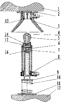 A pneumatic universal butt joint air supply device