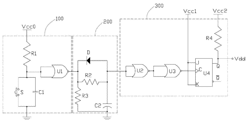 Control device for key-board switch