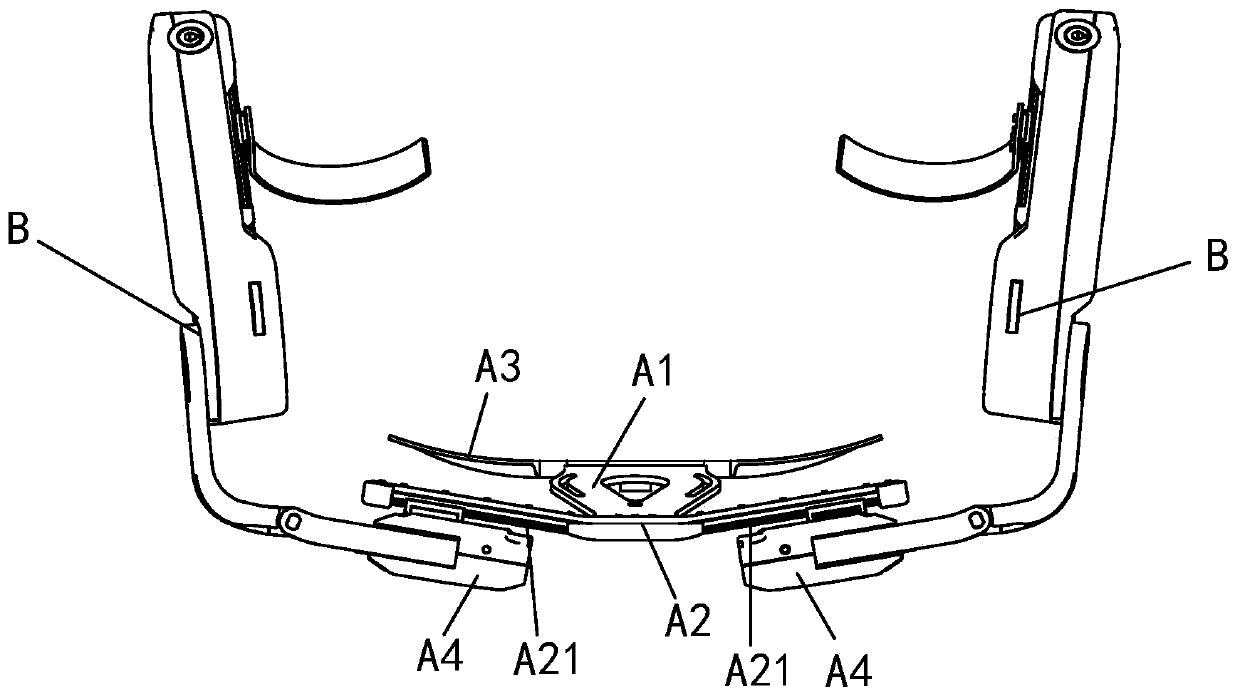 Adjusting chassis support of human upper body exoskeleton and human upper body exoskeleton