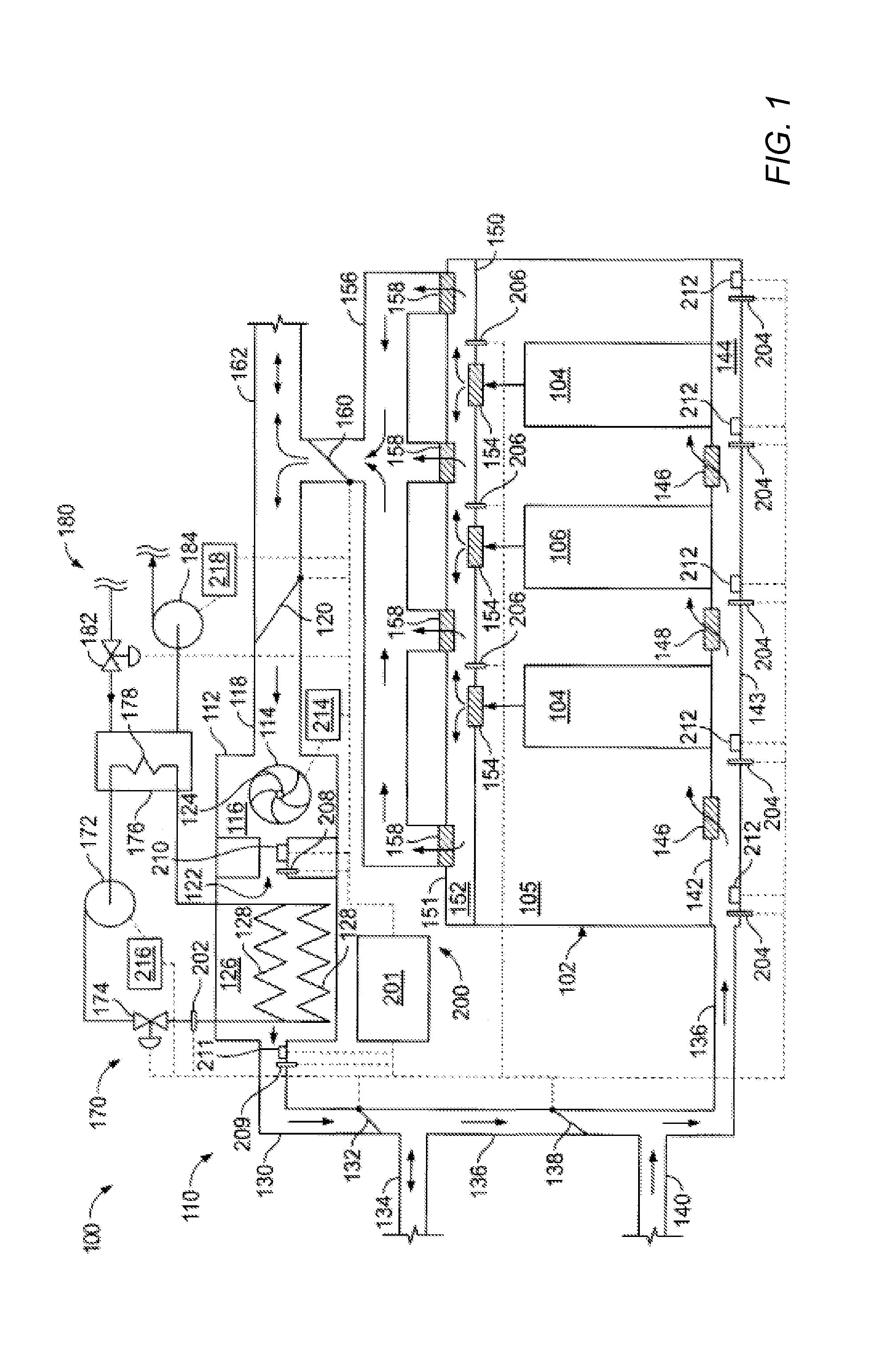 Airflow control system with external air control