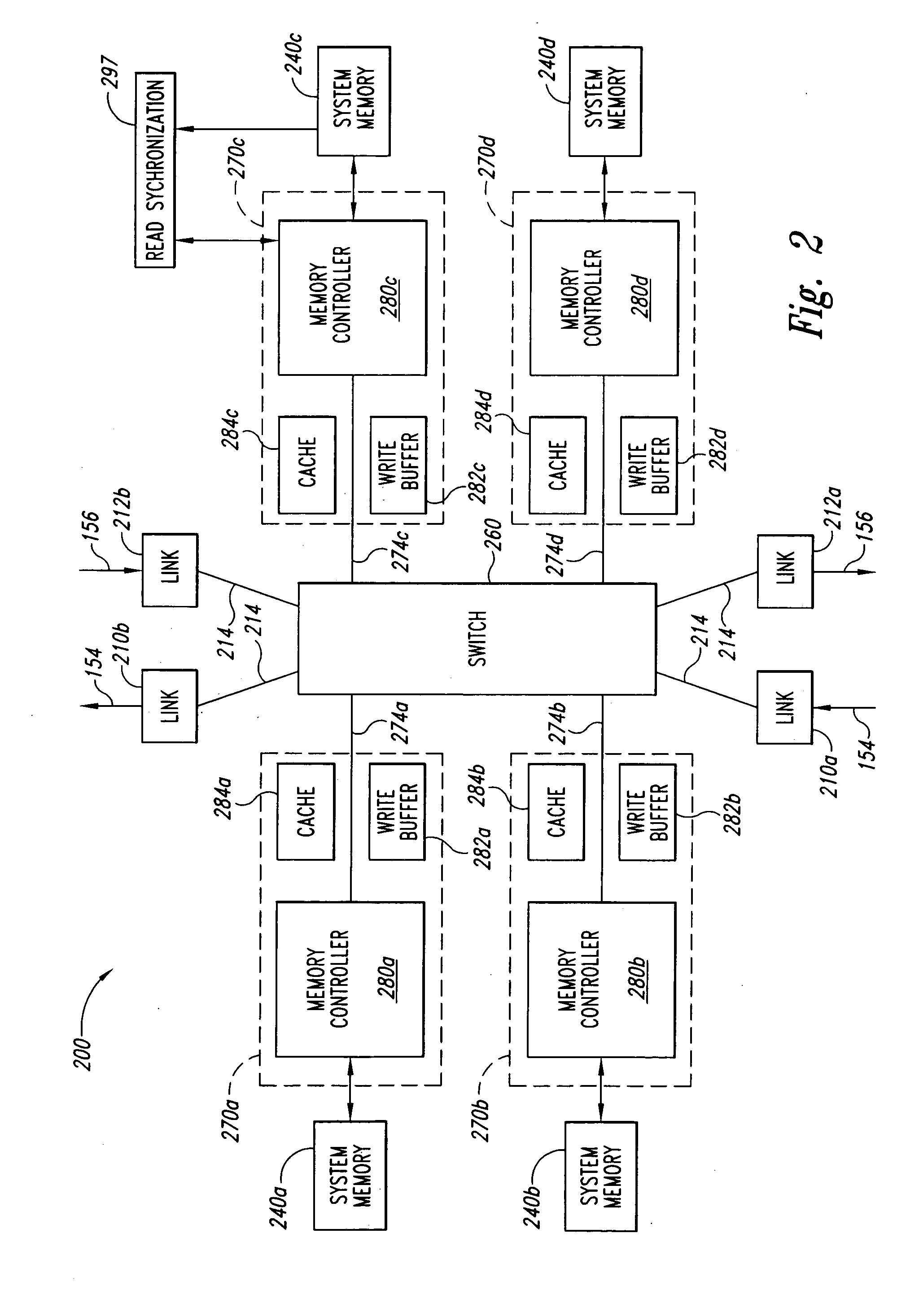 System and method for an asynchronous data buffer having buffer write and read pointers