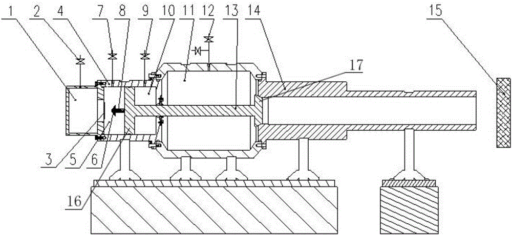 Air cannon with quick closure function and use method of air cannon