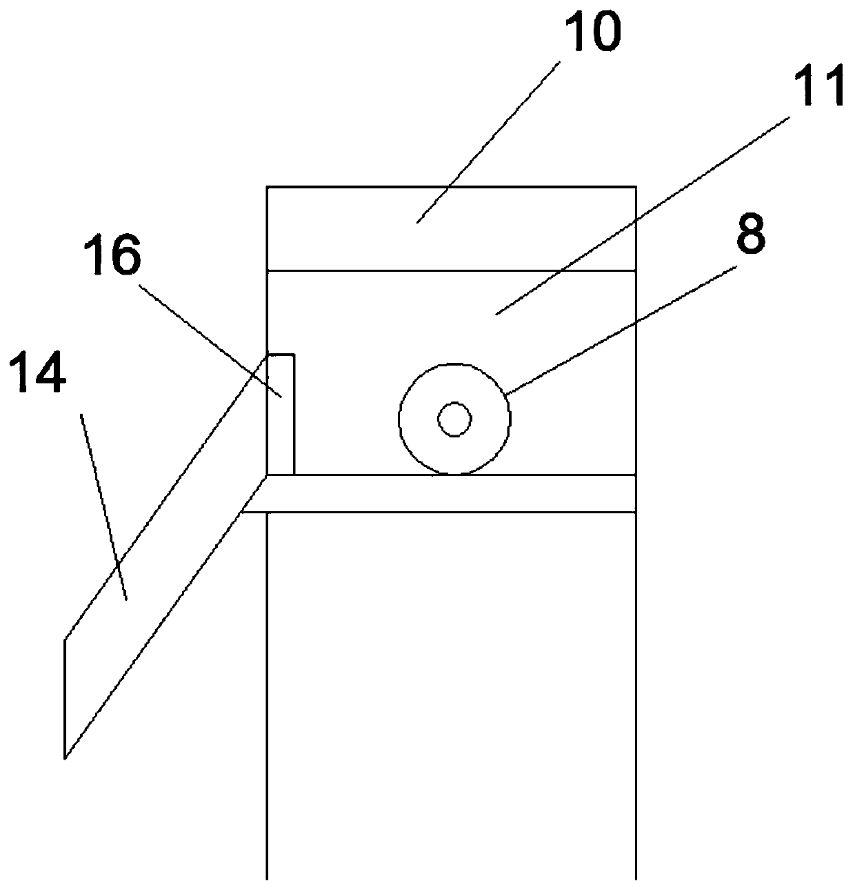 Granular crop impurity removing and drying integrated machine