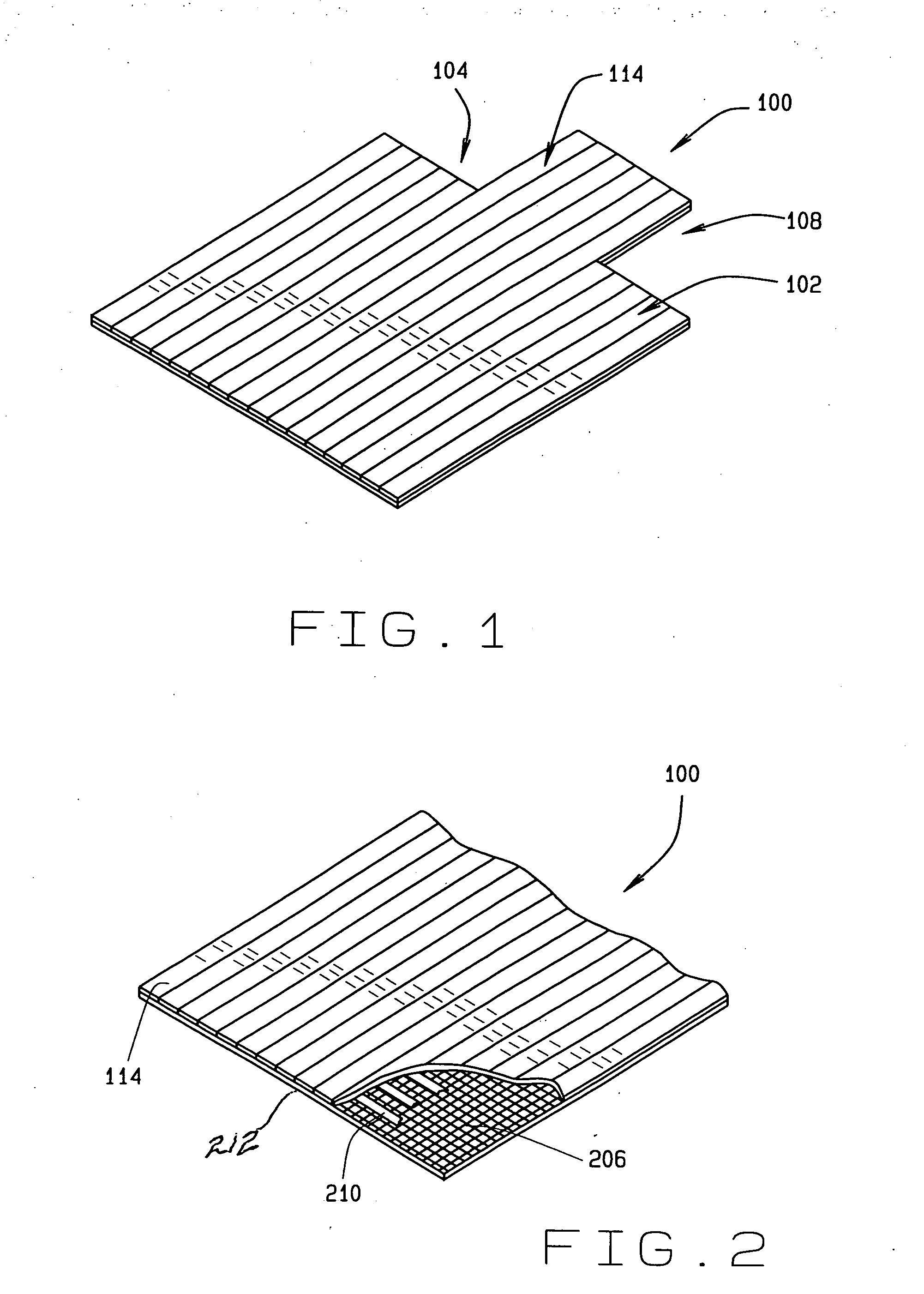 Foldable and flexible laminated mat