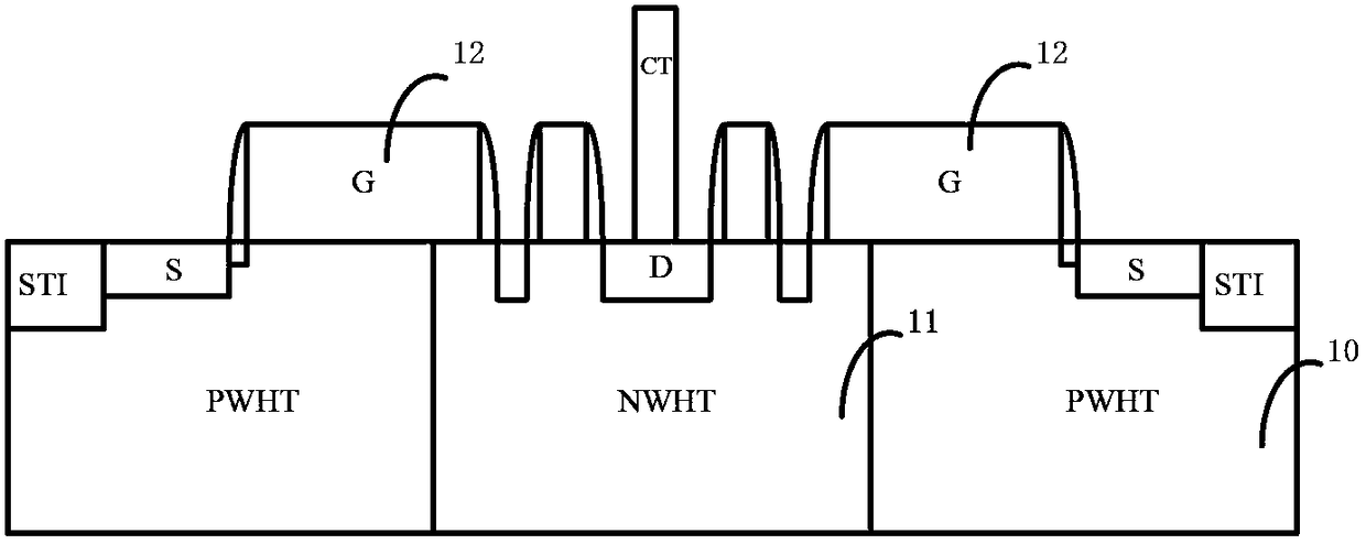 A laterally diffused semiconductor device