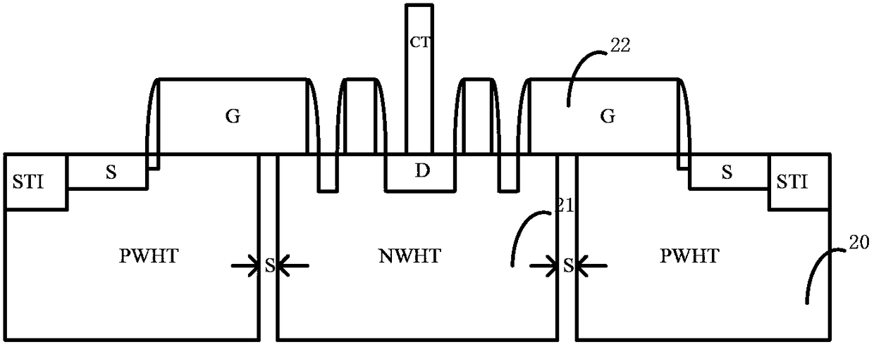 A laterally diffused semiconductor device